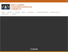 Tablet Screenshot of daysferrycongregational.org
